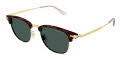 Mont Blanc MB0364S Havana / Green Lens (002) Sunglasses - Color Image